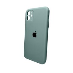 Чехол Silicone Full Case AA Camera Protect для Apple iPhone 11 кругл 46,Pine Green