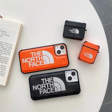 Кожаный чехол для iPhone 12 The North Face с защитой на бортиках Черный