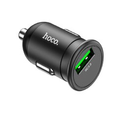 Автомобільний зарядний пристрій HOCO Z43 Mighty single port QC3.0 18W Black (6931474761187)