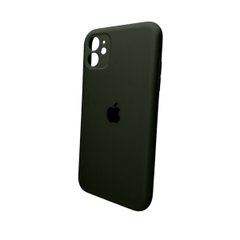 Чехол Silicone Full Case AA Camera Protect для Apple iPhone 11 кругл 40,Atrovirens
