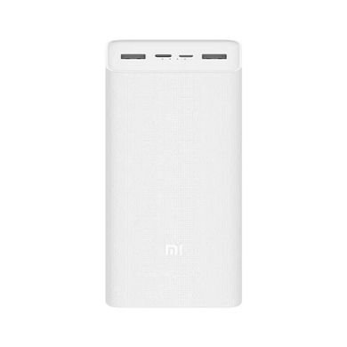 Зовнішній акумулятор Xiaomi Mi Power Bank 3 30000mAh 24W Fast Charge PB3018ZM White (VXN4307CN)