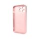 Чохол AG Glass Matt Frame Color Logo для Apple iPhone 12 Pro Chanel Pink