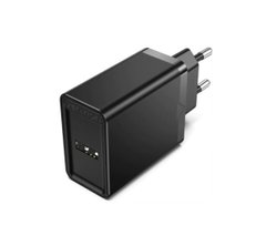 Зарядное устройство Vention 1-port USB Wall Charger(12W) EU-Plug Black (FAAB0-EU) (FAAB0-EU)