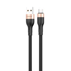 Кабель CHAROME C23-01 USB-A to Micro charging data cable Black (6974324910748)