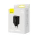 Мережевий зарядний пристрій Baseus Compact Charger 3U 17W EU Black (CCXJ020101)