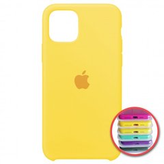 Silicone Case Full for iPhone 11 Pro Max ( 4) yellow, Жовтий