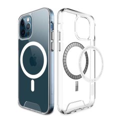Чохол Space Magnetic для Apple iPhone 12/12 Pro Transparent