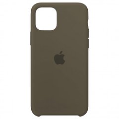 Silicone case for iPhone 11 Pro Max (34) cocoa, Коричневий