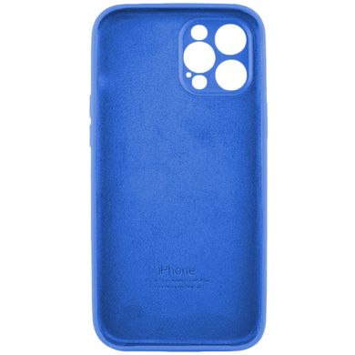 Чохол Silicone Full Case AA Camera Protect для Apple iPhone 12 Pro Max 3,Royal Blue