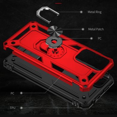 Чохол Cosmic Robot Ring для Xiaomi Redmi Note 11/Note 11S Red