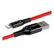 USB кабель Baseus C-shaped Light Intelligent Power-off for Lightning 2,4A/1m Red