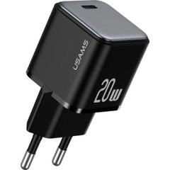 Сетевое зарядное устройство Usams US-CC183 PD20W Single Port Fast Charger (EU)--X-ron Series Black (CC183TC01)