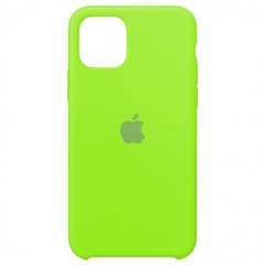 Silicone case for iPhone 11 Pro Max (31) lime green, Зелений
