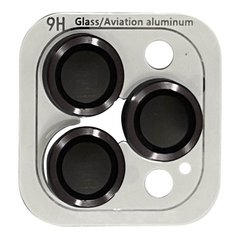 Защитное стекло Metal Classic на камеру (в упак.) iPhone 14 Pro (6.1") / 14 Pro Max (6.7") Темно-серый / Space Black