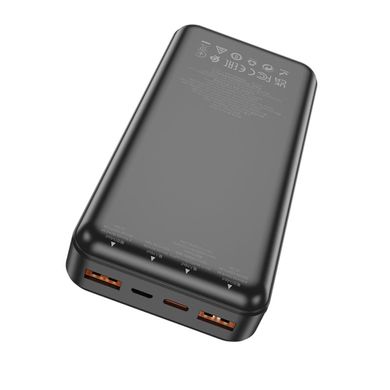 Зовнішній акумулятор HOCO J108A Universe 22.5W fully compatible power bank(20000mAh)Black (6931474791214)