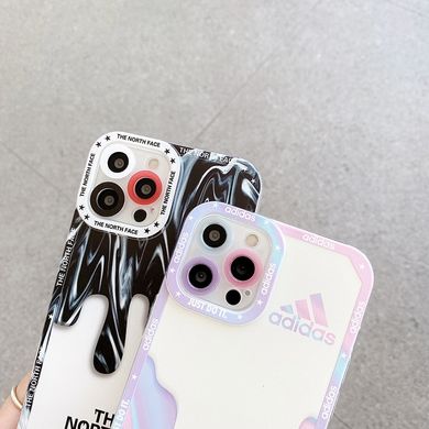 Чехол для iPhone 12 Mini The North Face Ice Cream с цветной защитой объектива Черно-белый