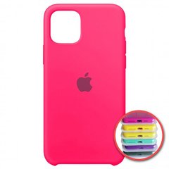 Silicone Case Full for iPhone 11 Pro Max (47) hot pink, Рожевий