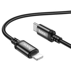 Кабель HOCO X89 Wind PD charging data cable iP(packaged) Black (6931474784308)