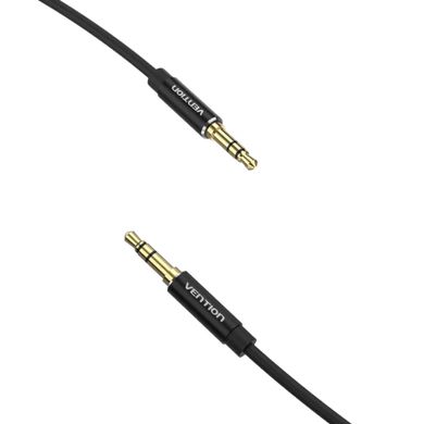 Кабель Vention 3.5mm Male to Male Audio Cable 5M Black Aluminum Alloy Type (BAXBJ) (BAXBJ)