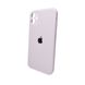 Чехол Silicone Full Case AA Camera Protect для Apple iPhone 11 Pro кругл 8,White