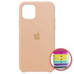 Silicone Case Full for iPhone 11 Pro Max (19) pink sand, Рожевий