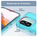 Чехол Cosmic Clear Color 2 mm для Xiaomi Redmi 12C Transparent Blue