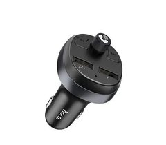 Автомобільний зарядний пристрій Hoco E41 2USB Bluetooth FM модулятор чорний