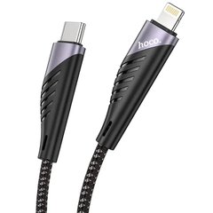 Кабель HOCO Type-C to Lightning Freeway PD charging data cable U95 |1.2m, 3A, 20W| Black