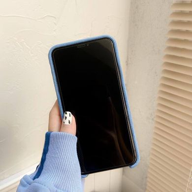 3D Чохол для iPhone 11 з плюшевим цуценям Блакитний