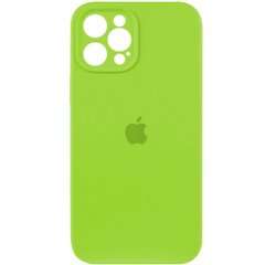 Чохол Silicone Full Case AA Camera Protect для Apple iPhone 12 Pro Max 24,Shiny Green