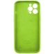 Чохол Silicone Full Case AA Camera Protect для Apple iPhone 12 Pro Max 24,Shiny Green