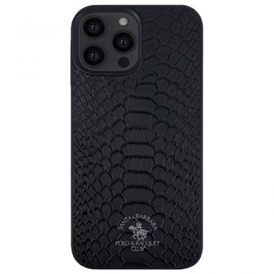 Черный кожаный чехол Santa Barbara Polo Knight для iPhone для iPhone 13