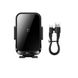 Тримач для мобiльного Baseus Halo Electric Wireless Charging Car Mount 15W Black (SUDD000001)