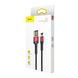 Кабель Baseus Cafule Cable（Special Edition）USB For iP 1m Red+Black (CALKLF-G91)