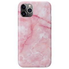 Силиконовый чехол на iPhone XR Розовый мрамор