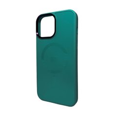 Чехол AG Glass Sapphire MagSafe Logo для Apple iPhone 15 Pro Green