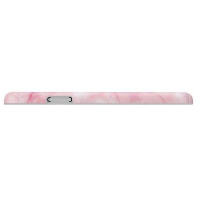 Силиконовый чехол на iPhone XR Розовый мрамор