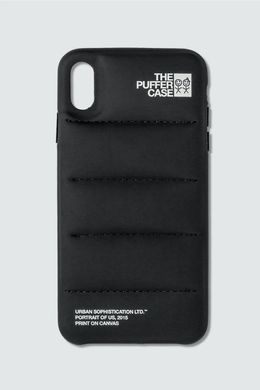 Черный пуферний чехол-пуховик для iPhone 11 Pro