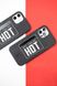 Кожаный чехол Santa Barbara Polo Egan "Hot" для iPhone черный с термометром