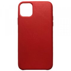Накладка Leather Case for iPhone 11 Pro Max red, Червоний