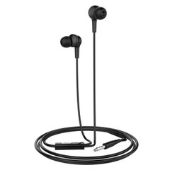 Наушники HOCO M50 Daintiness universal earphones with mic Black (6957531091943)