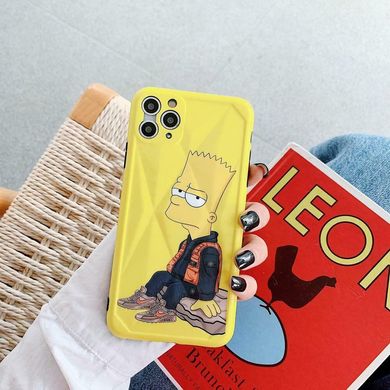 Желтый чехол Bart Simpson для iPhone 11