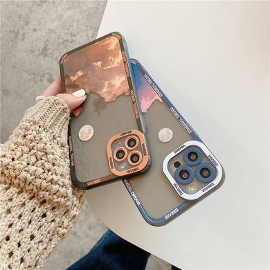 Чехол для iPhone 13 Mini Ethereal Dream с защитой камеры Прозрачно-синий