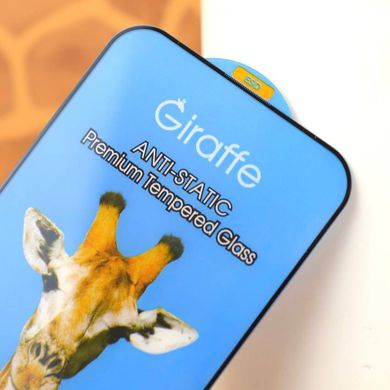 Защитное стекло Giraffe Anti-static glass для iPhone 12 /12 Pro (6.1'') черное