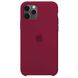 Silicone case for iPhone 11 Pro Max (36) rose red, Червоний