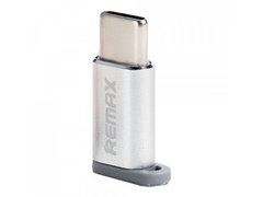 Переходник REMAX Micro -Type-C Feliz RA-USB1 Silver
