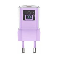 Мережевий зарядний пристрій ACEFAST A53 Sparkling series PD30W GaN (USB-C) charger Alfalfa Purple (AFA53AP)