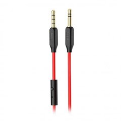 AUX-кабель НОСО UPA12 AUX + Microphone 1m. Black