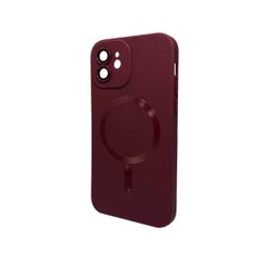 Чехол Cosmic Frame MagSafe Color для Apple iPhone 12 Wine Red
