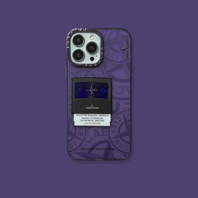Чехол для iPhone 11 Stone Island с патч-нашивкой Стоников Фиолетовый